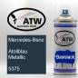 Preview: Mercedes-Benz, Atollblau Metallic, 5375: 400ml Sprühdose, von ATW Autoteile West.